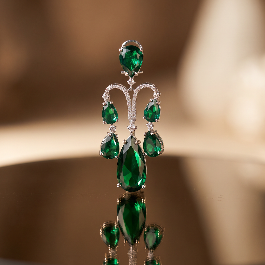 Emrielle Verdant Chandelier Earrings