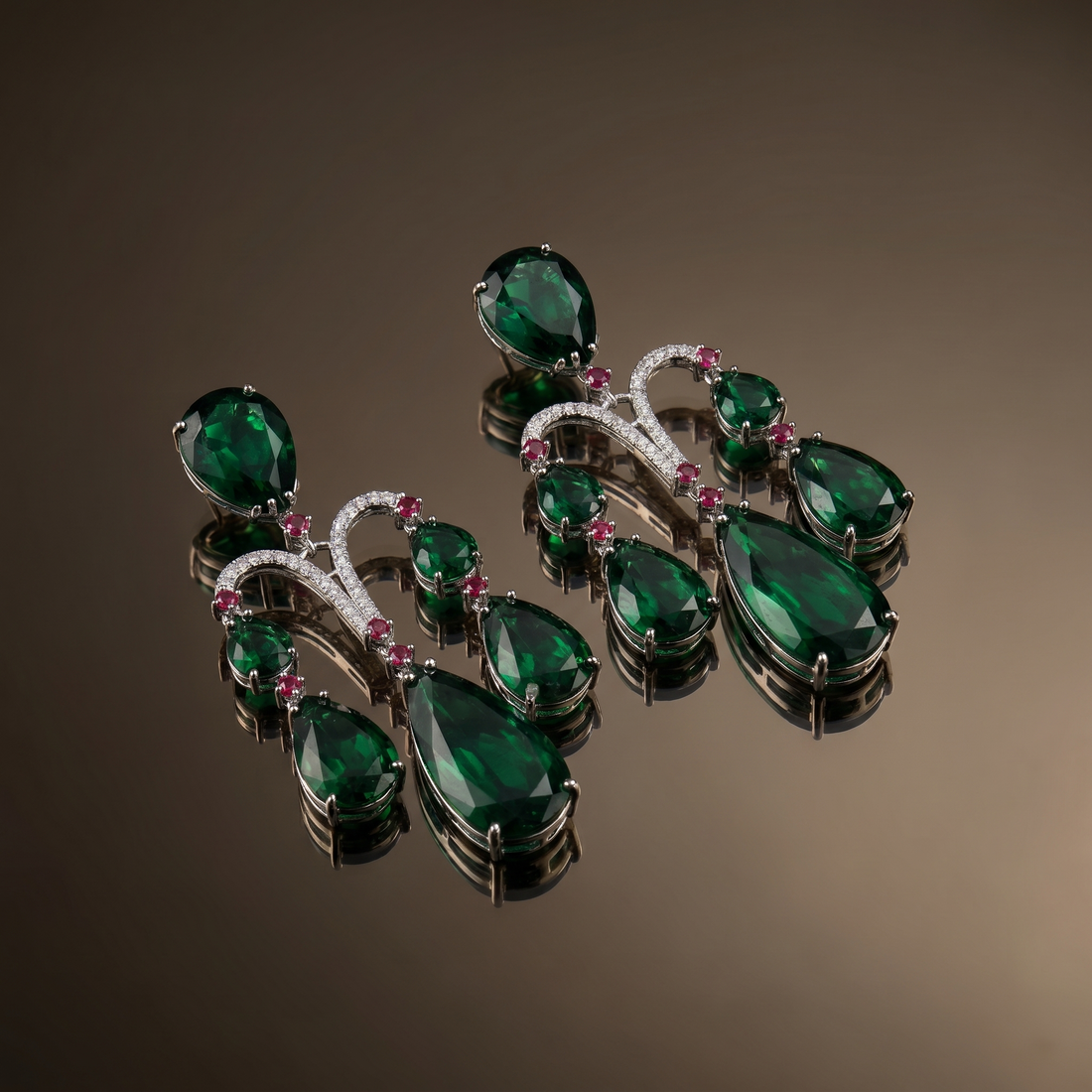 Emrielle Verdant Chandelier Earrings