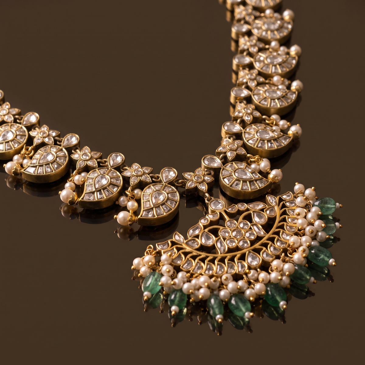 Kusumavali Reversible Necklace with Bangles