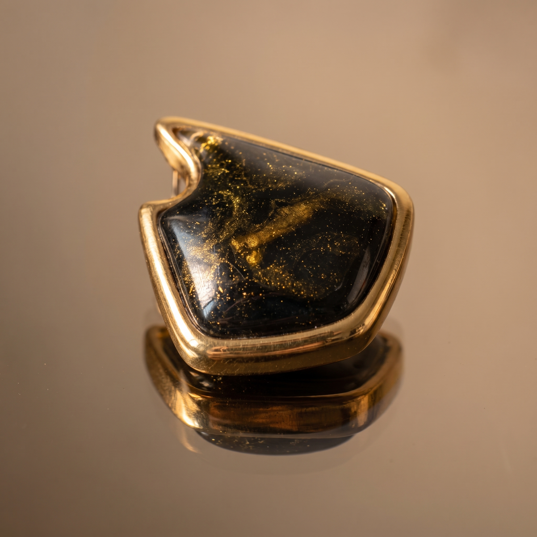 Mita Sculpted Stone Earrings