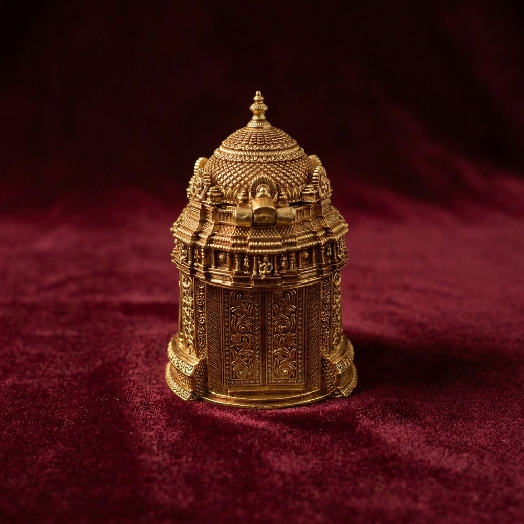 Tarasha Brass Keepsake Box