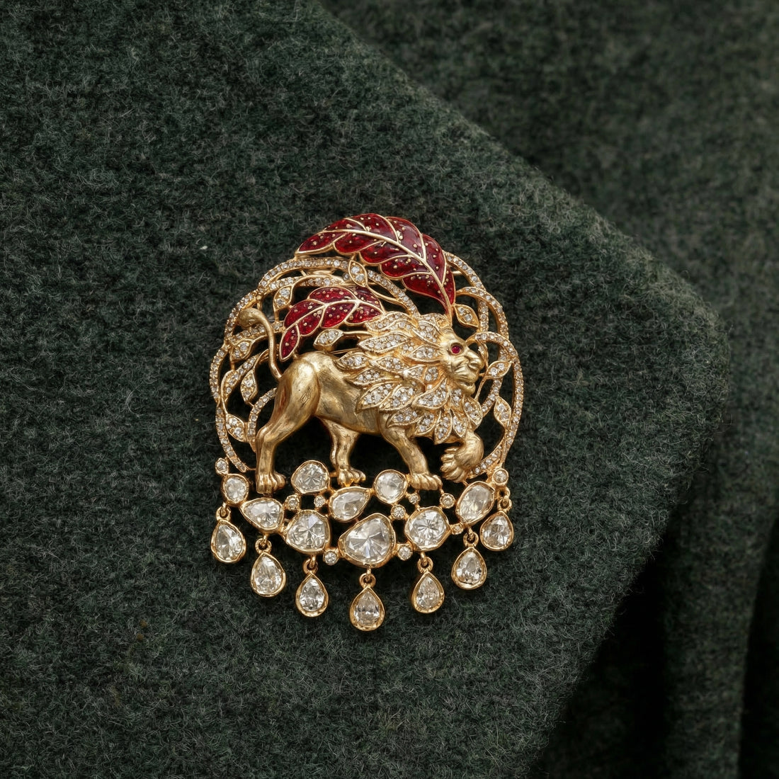 Lion Heritage Brooch