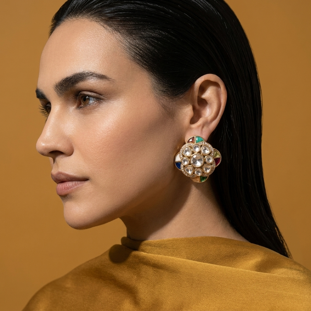 PRISM BLOOM Stud Earrings