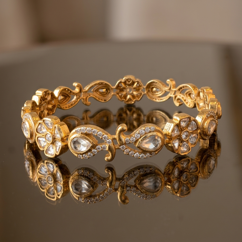 Anumati Stone Bangle Bracelet
