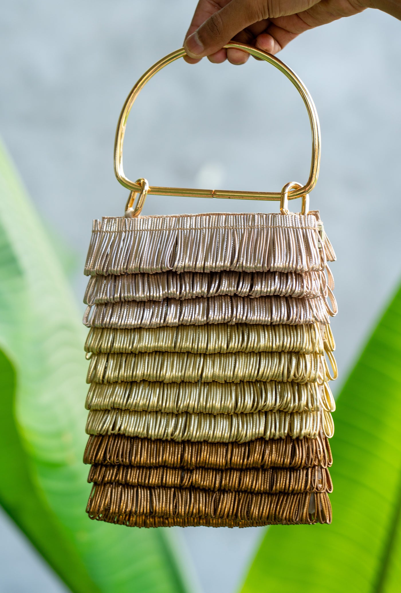 Cord mobile bag – unique Indian fashion accessory by Ozel