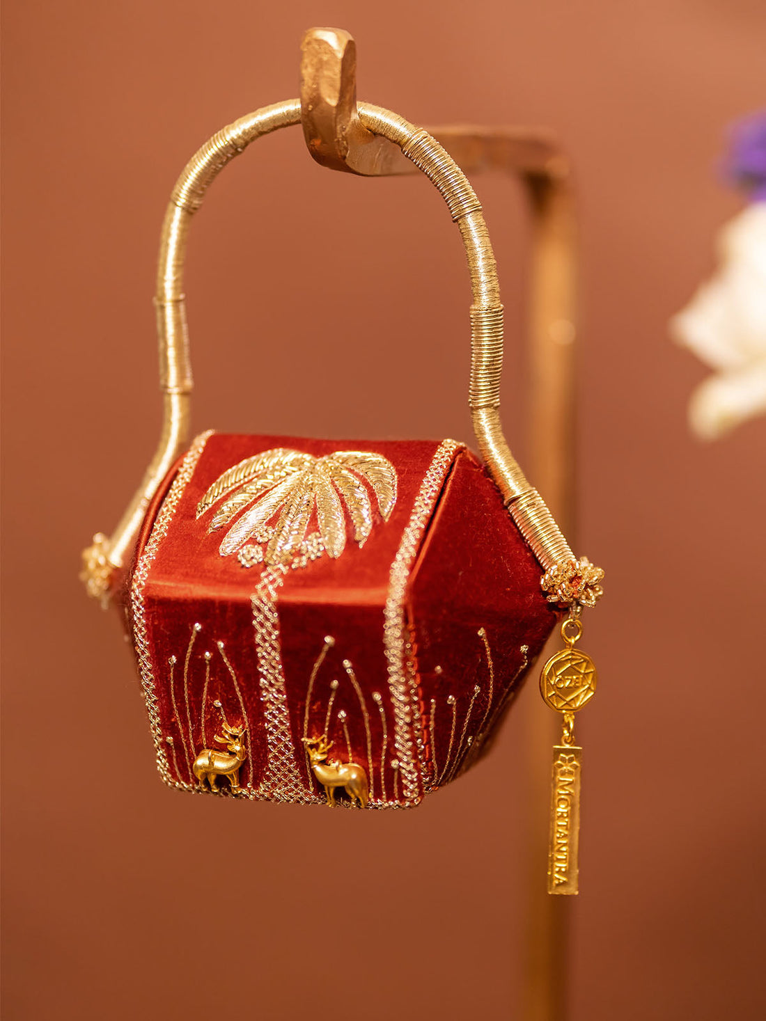 Mruga hand-embellished nano bag – Ozel