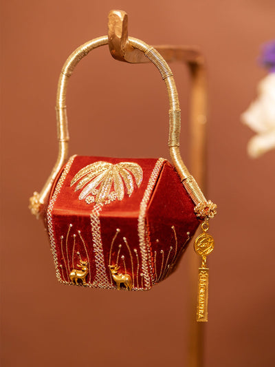 Mruga hand-embellished nano bag – Ozel