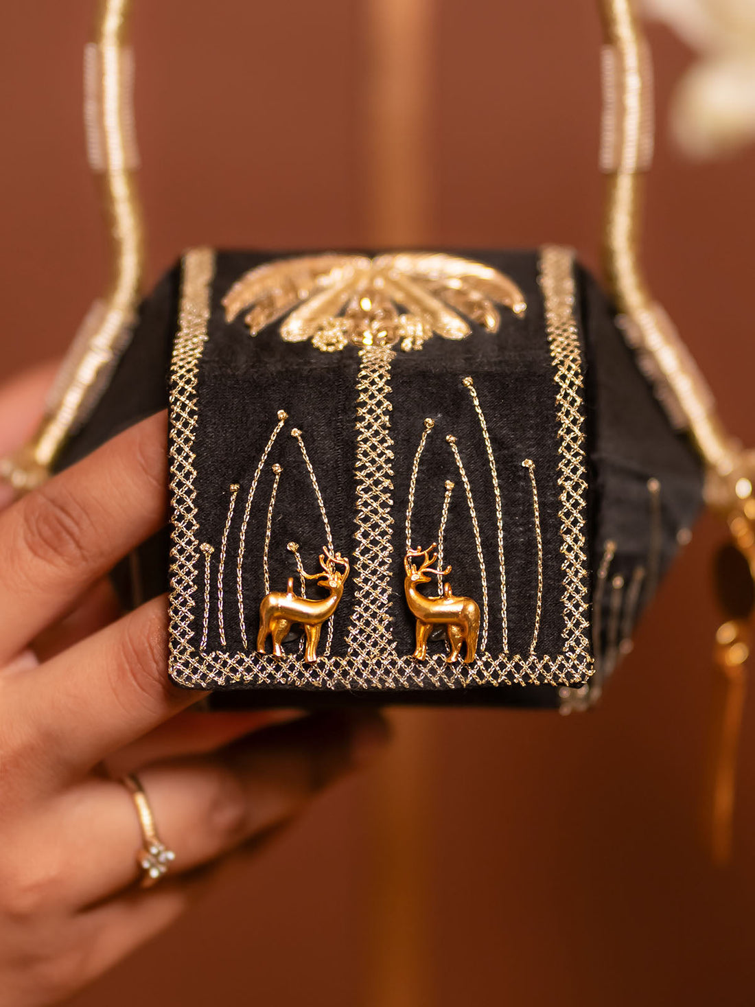 Mruga hand-embellished nano bag – Ozel