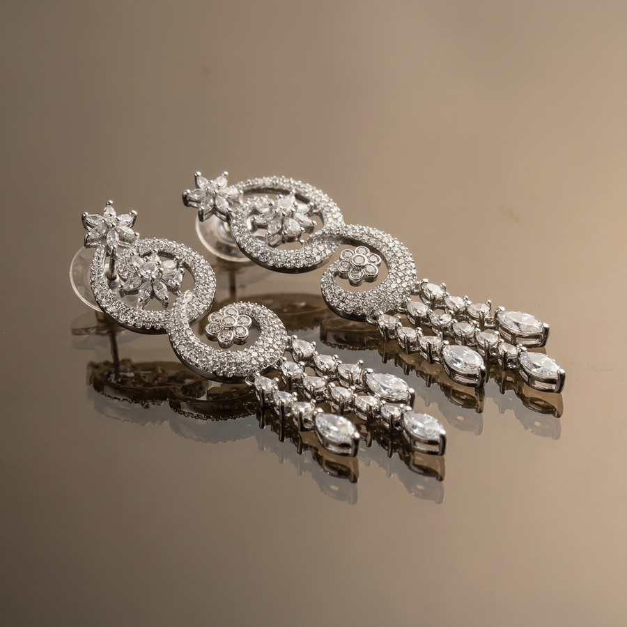 Stellara – cascade earrings by Ozel