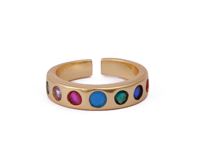 Gemstone ring – side profile by Ozel