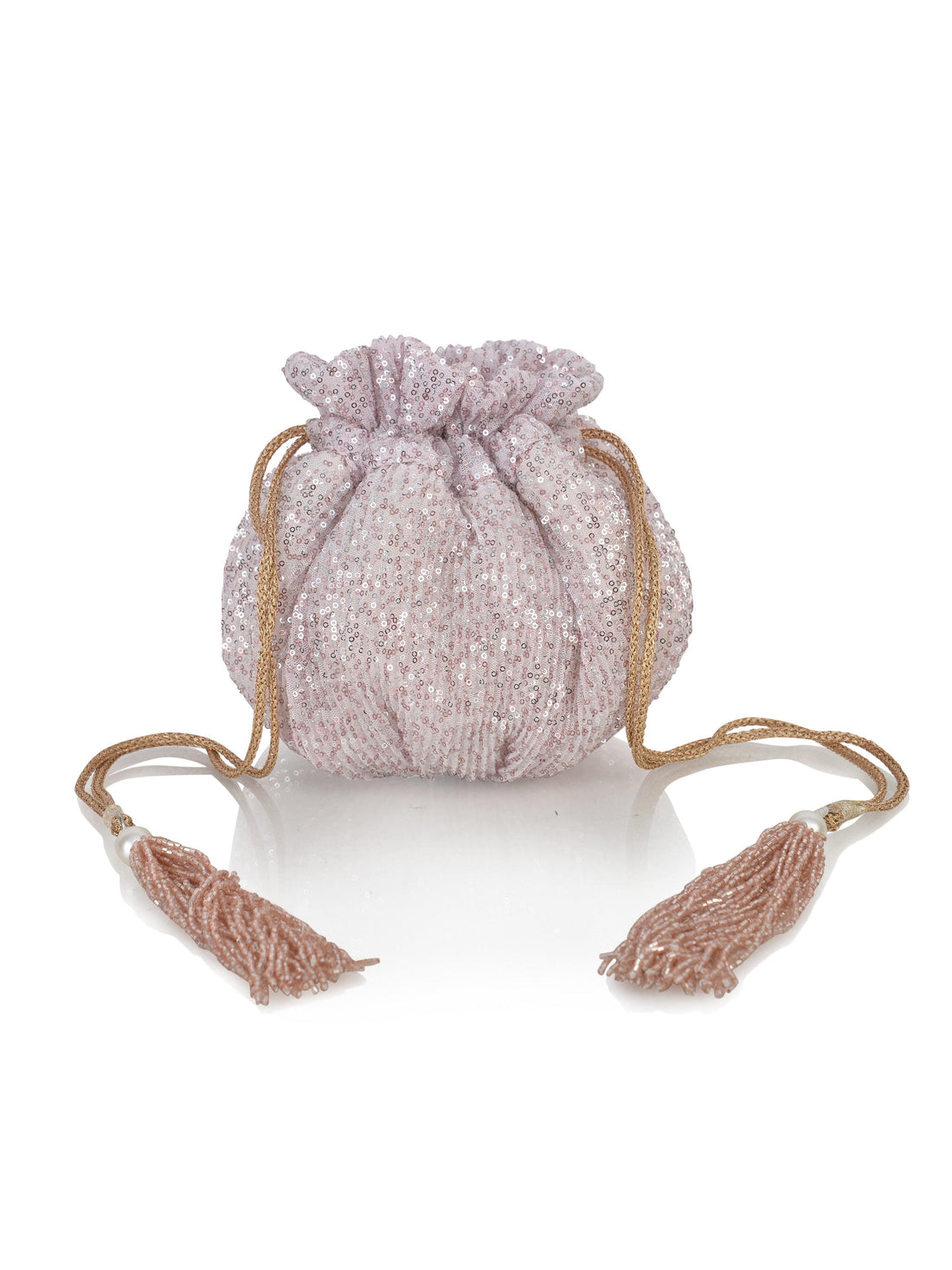 Luxe Shimmer Potli Bag - Ozel