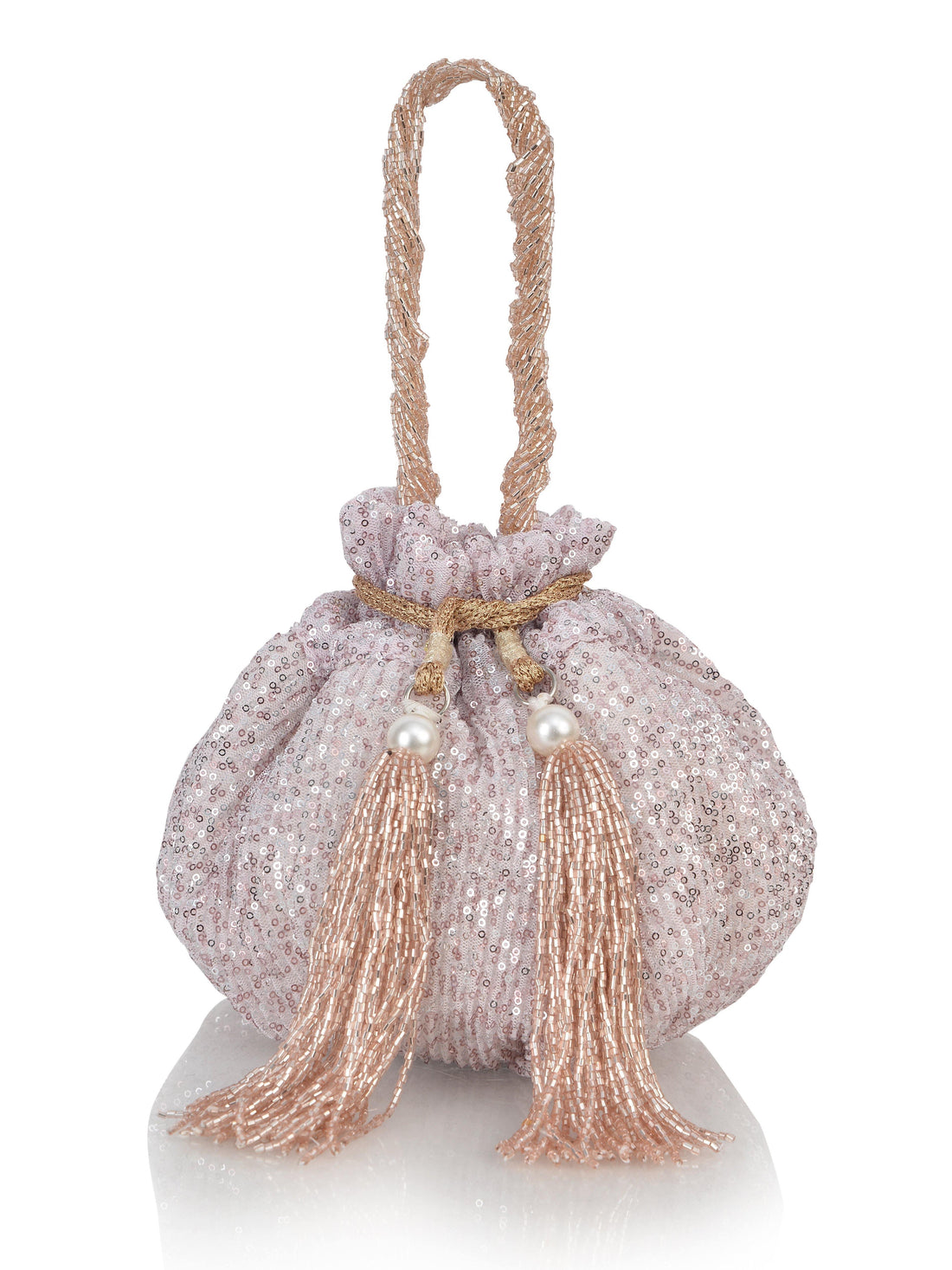 Luxe Shimmer Potli Bag - Ozel