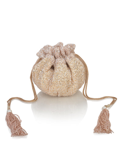 Luxe Shimmer Potli Bag - Ozel