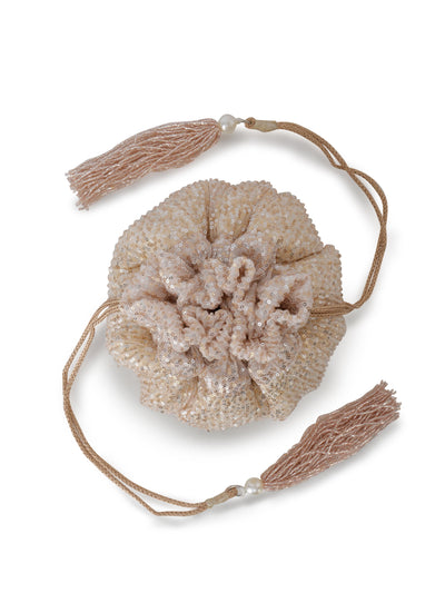 Luxe Shimmer Potli Bag - Ozel