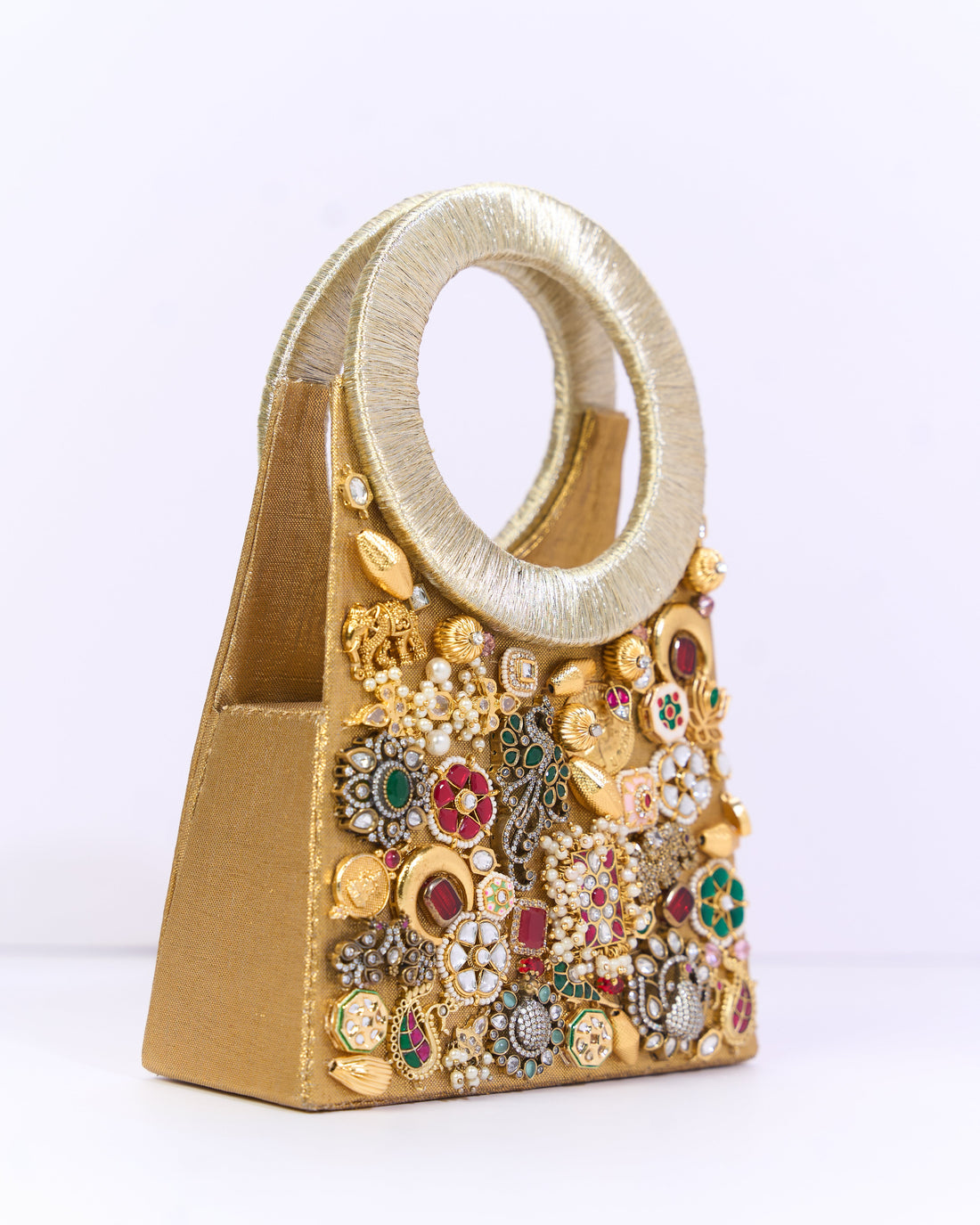 Crown Jewel handheld bag with ornate embellishments – Ozel