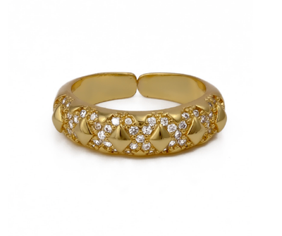 Celeste ring – side profile by Ozel