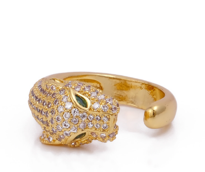 Wildform Ring with sculptural organic form and heritage artisan goldwork by Ozel