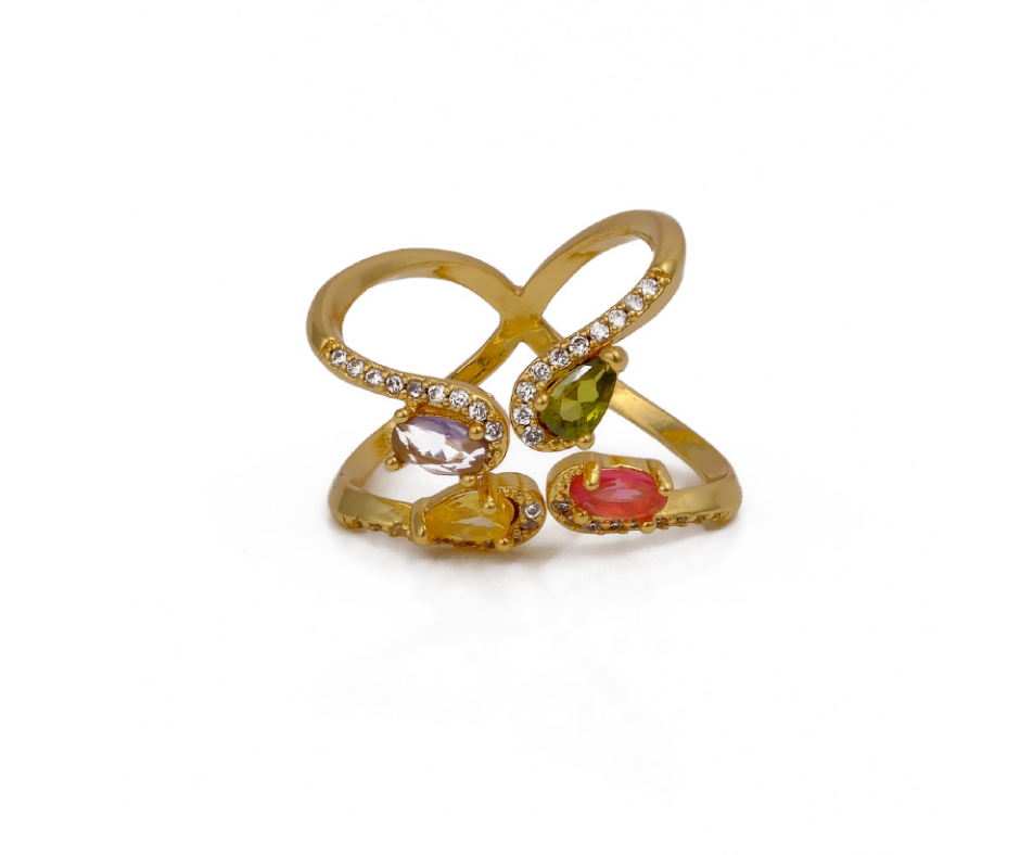 Statement ring – band detail by Ozel