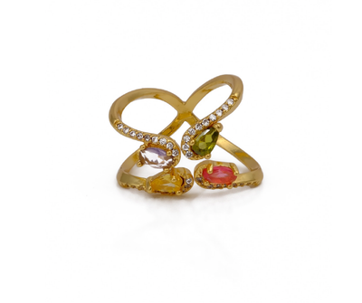 Statement ring – band detail by Ozel