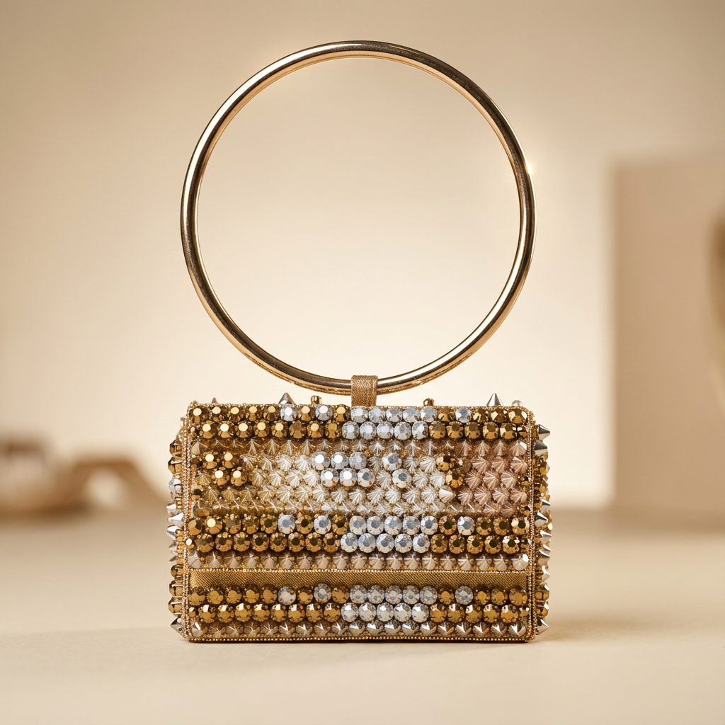 Aurelia ring mini bag – styled as accessory by Ozel