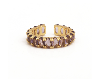Baguette ring – full ring styled by Ozel