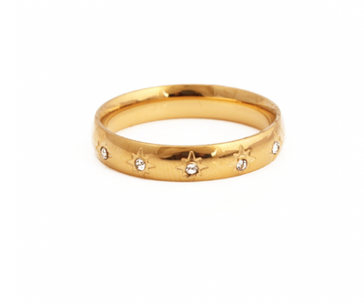 Celeste ring – stone detail close-up by Ozel