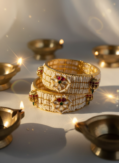 Sunaina kada – heritage Indian bangle jewelry by Ozel
