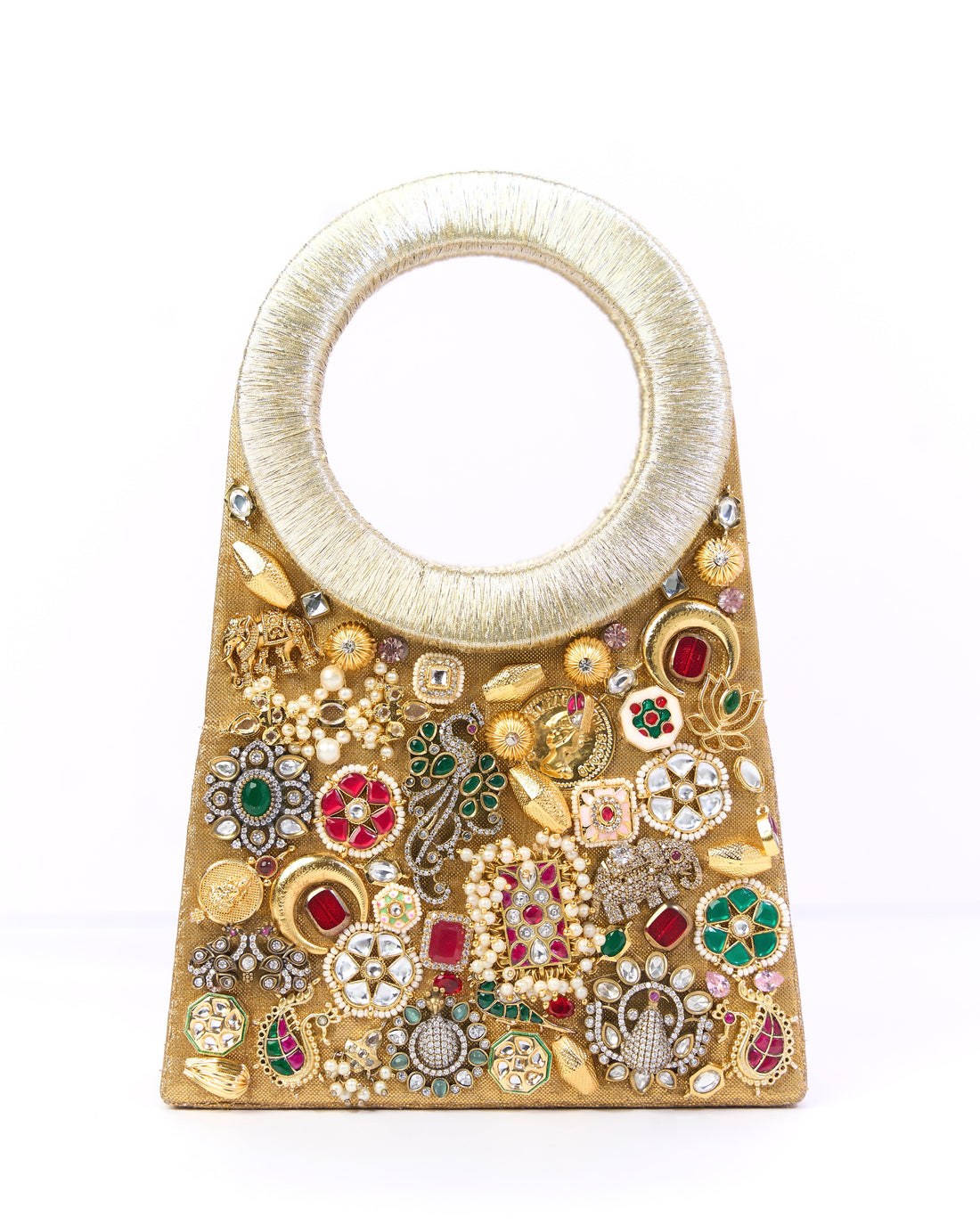 Crown Jewel handheld bag with ornate embellishments – Ozel