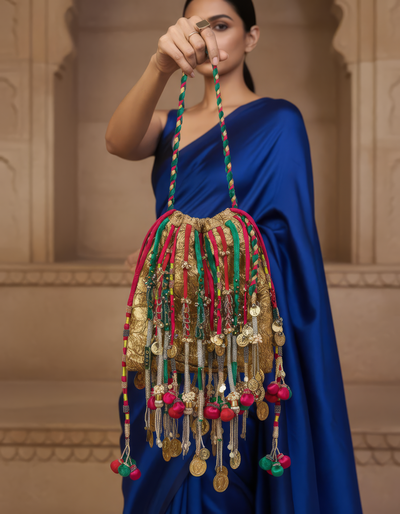 Zoya boho tassel hand bag – detail of tassel fringe by Ozel