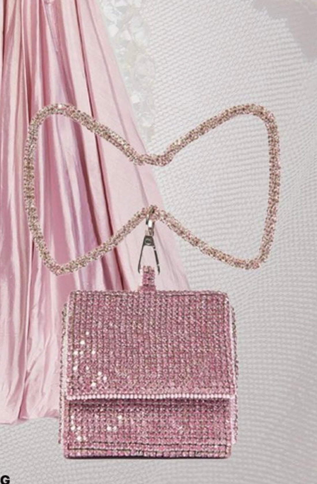 Lekker crystal nano bag with bow handle – by Ozel