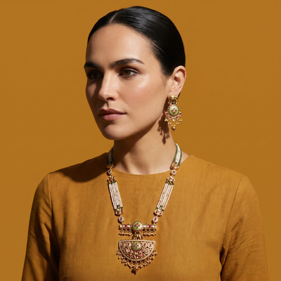 Aaranyaa Gajraaj Haar Set