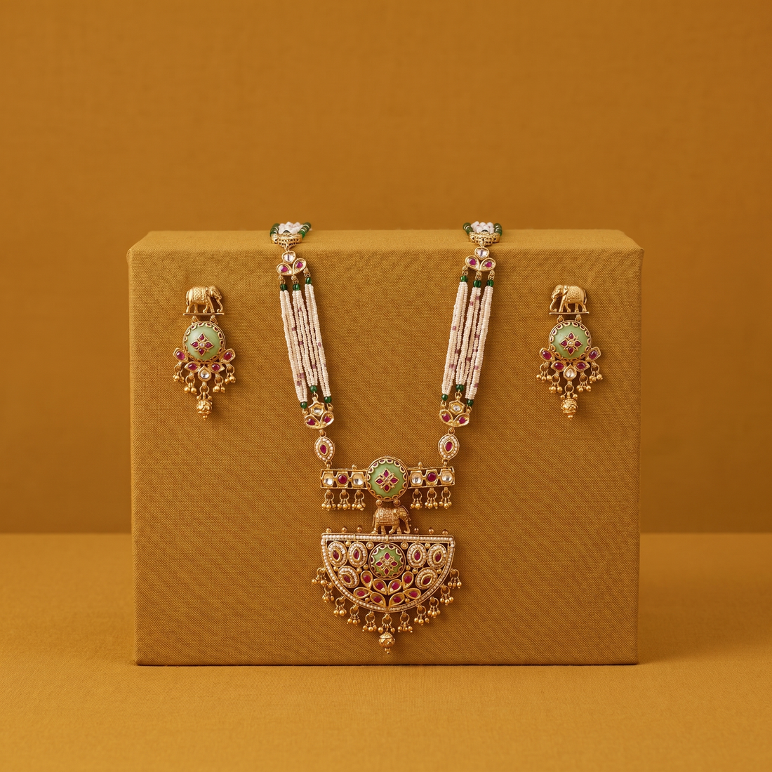 Aaranyaa Gajraaj Haar Set