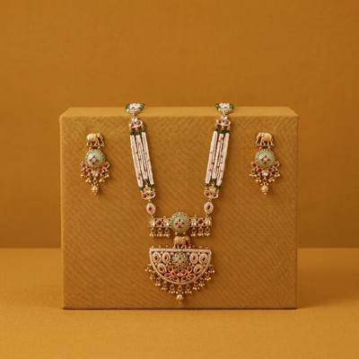 Aaranyaa Gajraaj Haar Set