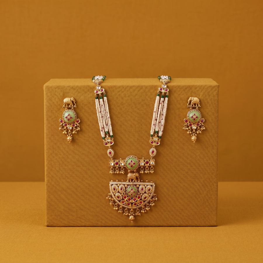 Aaranyaa Gajraaj Haar Set