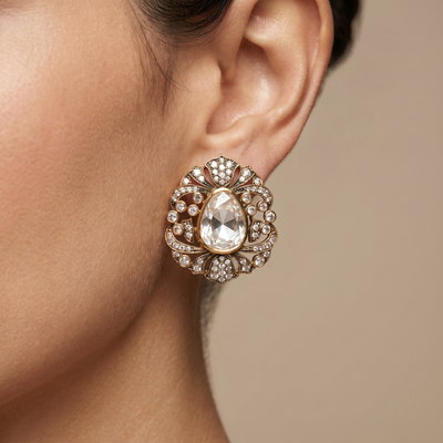 Aarishini Polki Bloom Studs