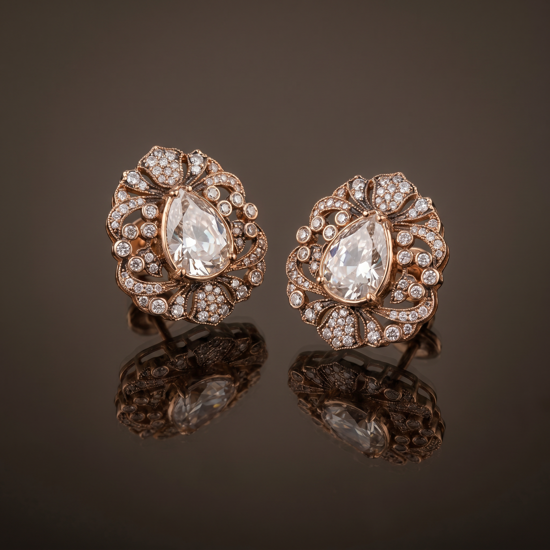 Aarishini Polki Bloom Studs
