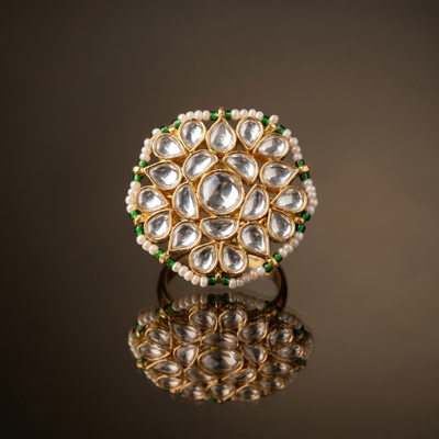 Aarita Kundan Bloom Ring