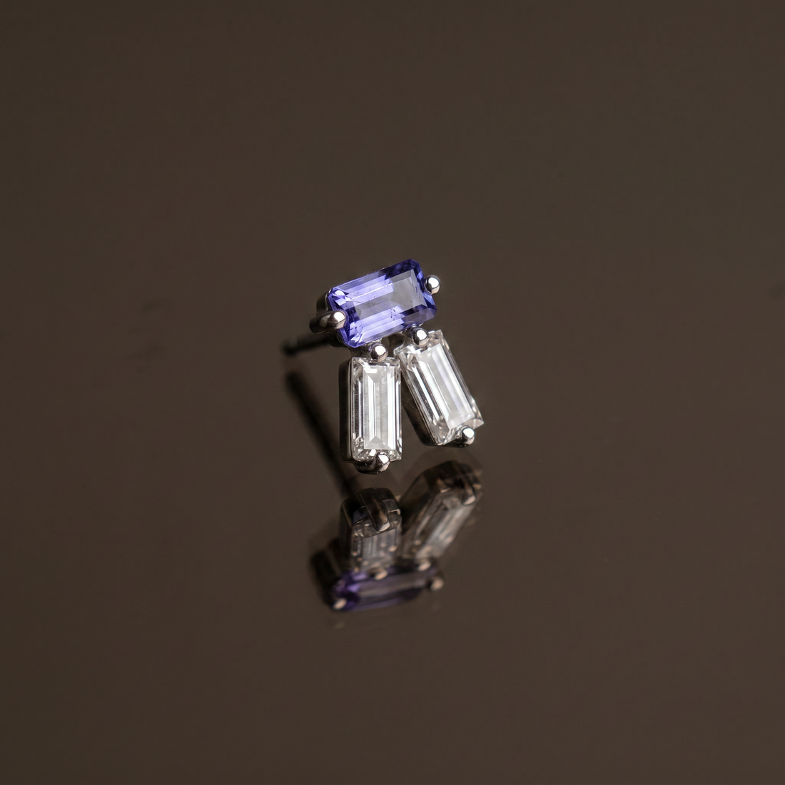 Aelyra 925 Silver Amethyst Studs