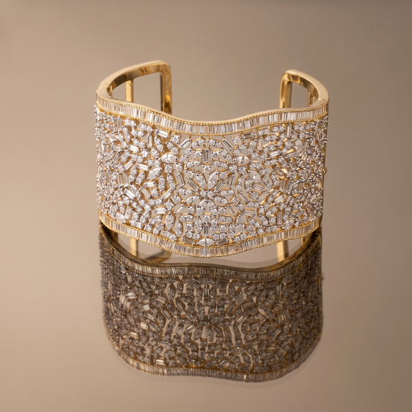 Alesha Shimmer Cuff Bracelet