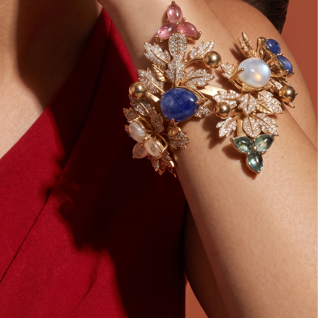 Aurora Blossom Statement Bracelet