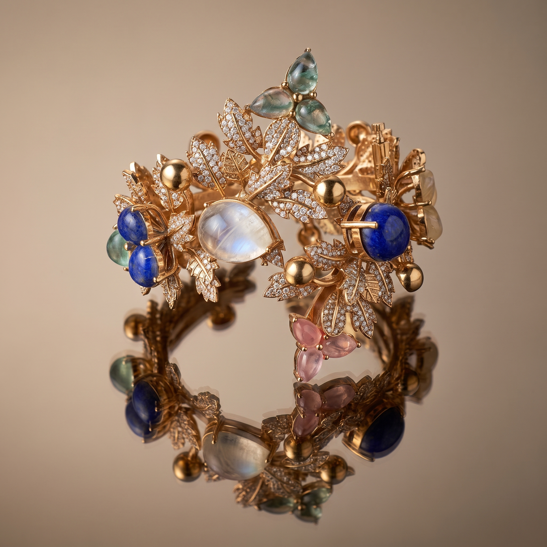 Aurora Blossom Statement Bracelet