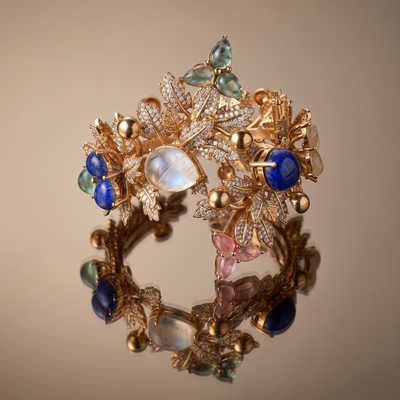 Aurora Blossom Statement Bracelet