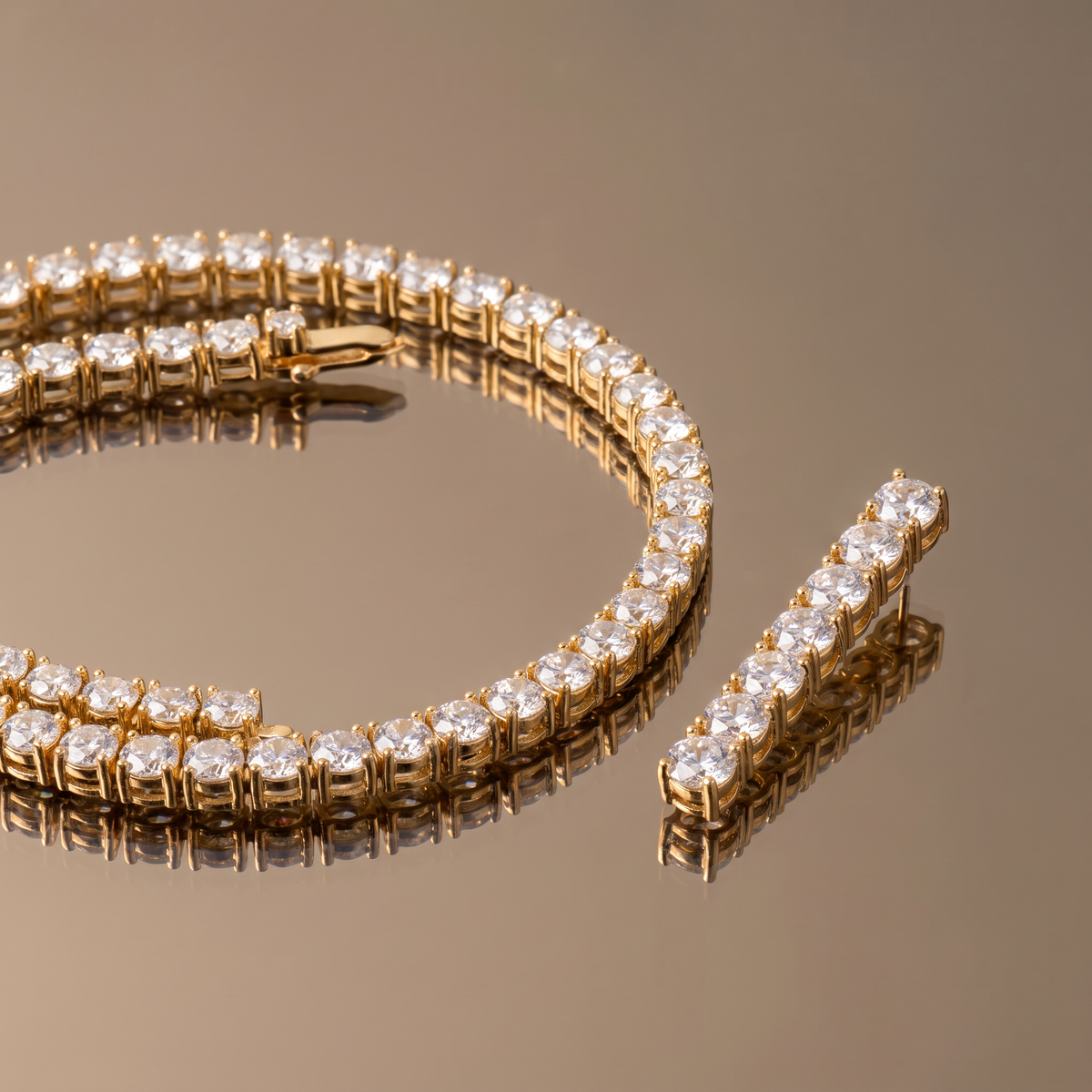 Radiant Tennis Necklace Set