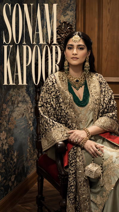 Sonam Kapoor with Jadau Nano Bag