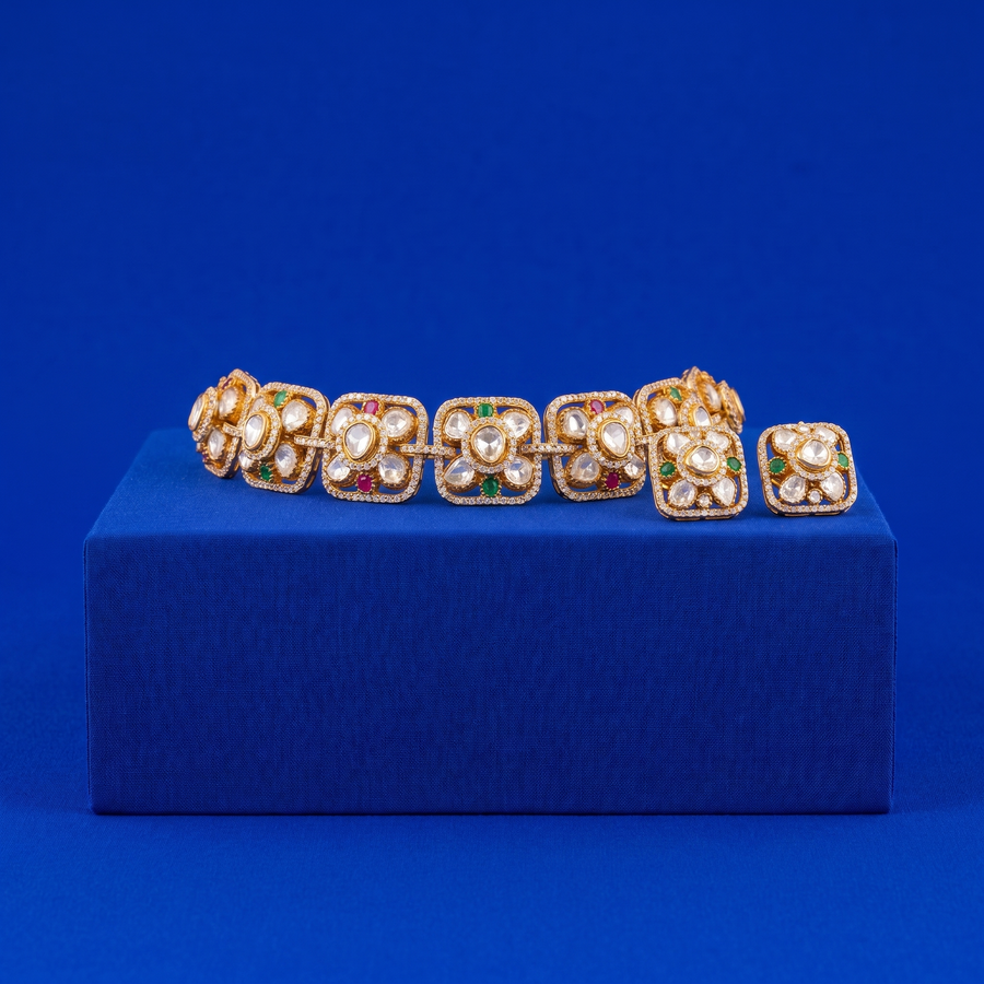 Chokor Floral Choker Set