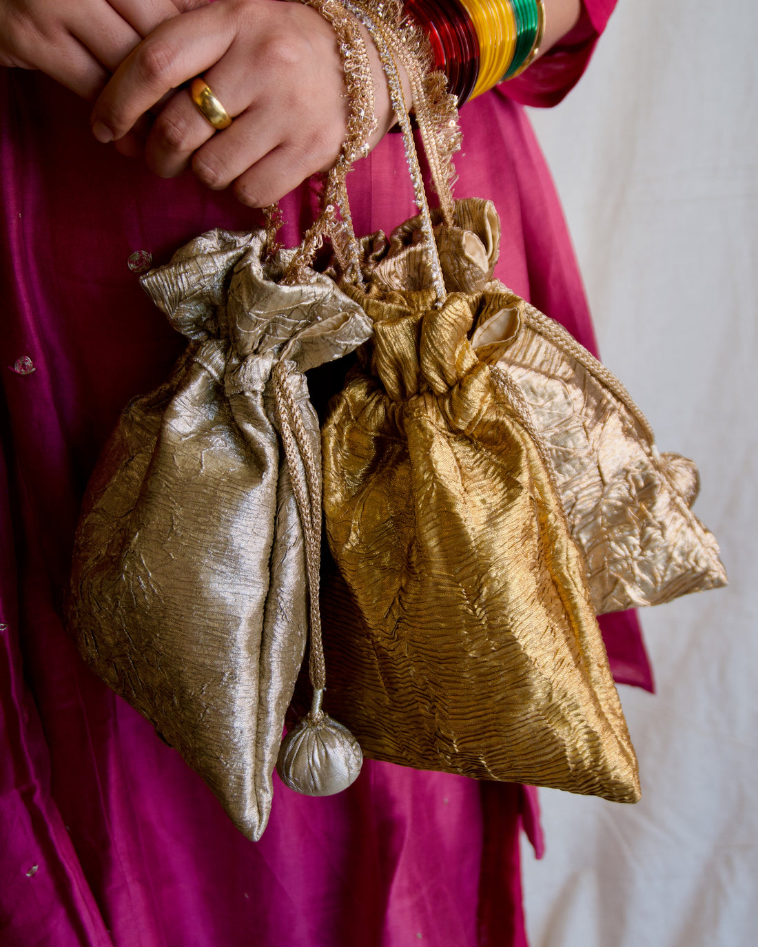 Return gift bags – handcrafted Indian artisanal gift bags by Ozel