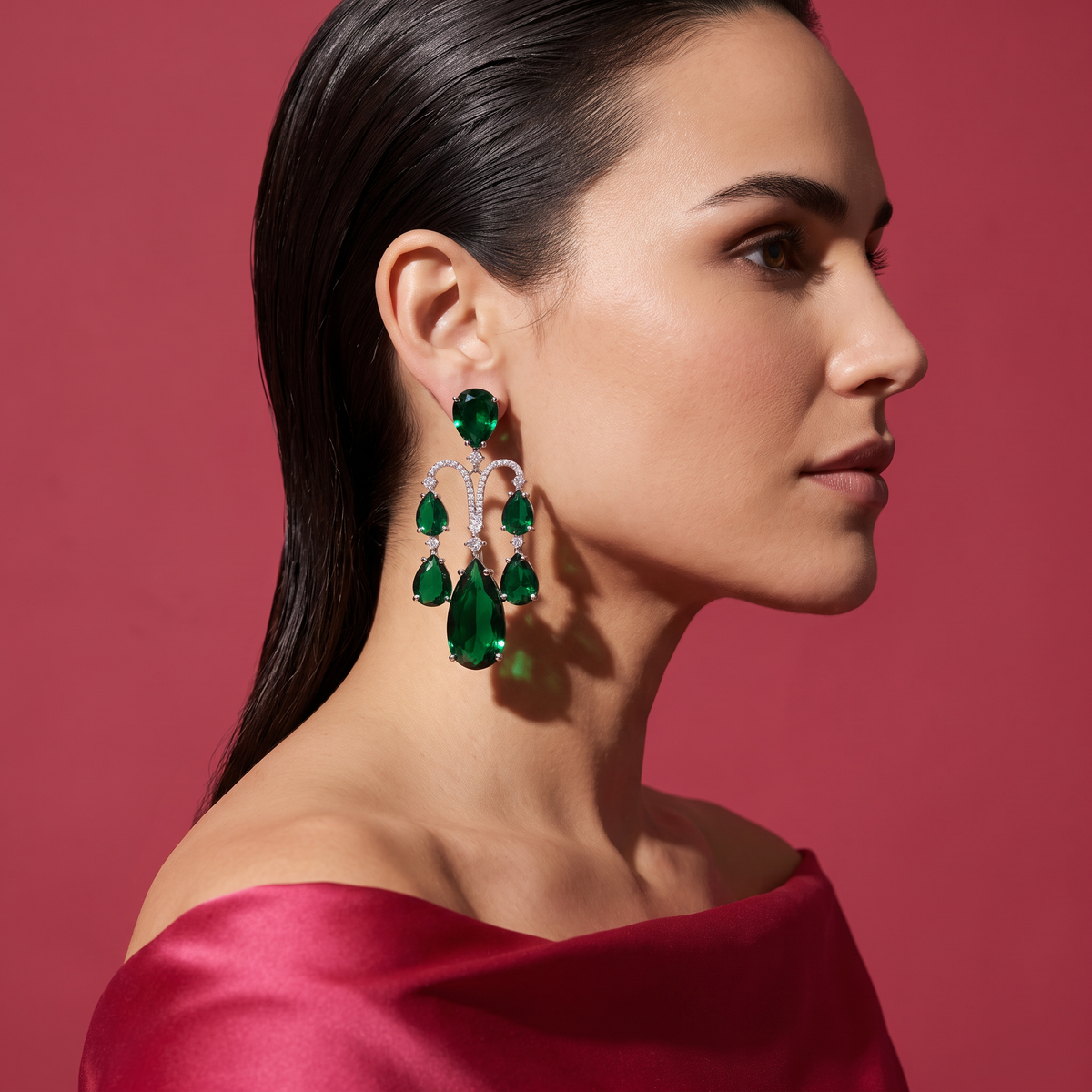 Emrielle Verdant Chandelier Earrings