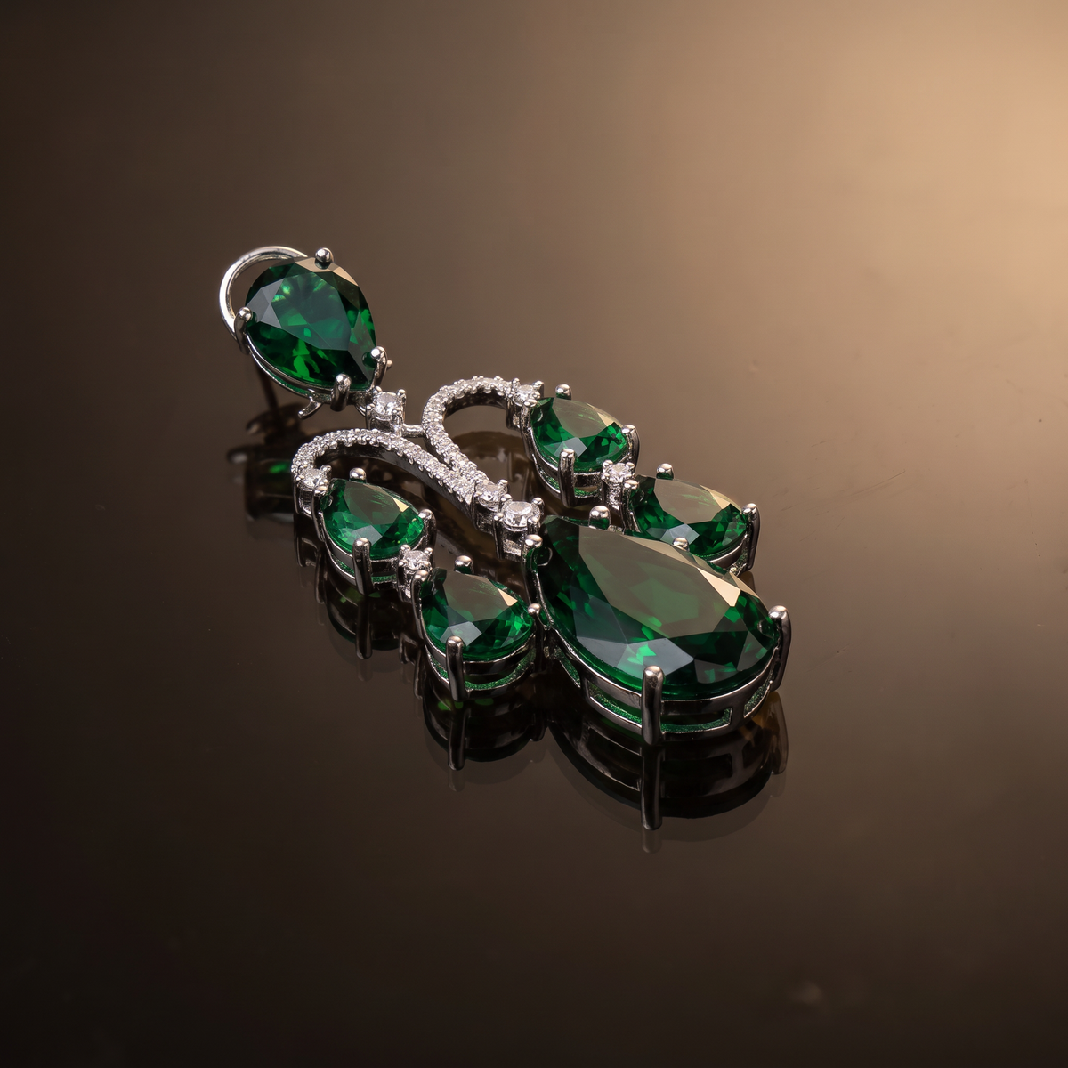 Emrielle Verdant Chandelier Earrings