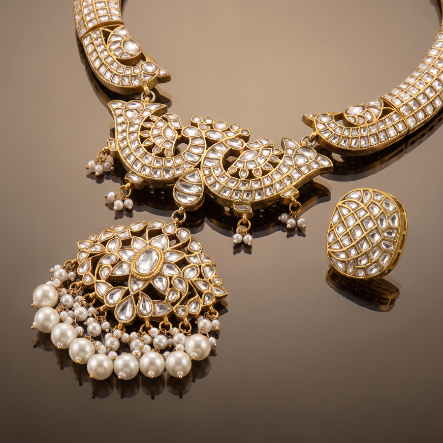 Aurevya Mayur Kiran necklace