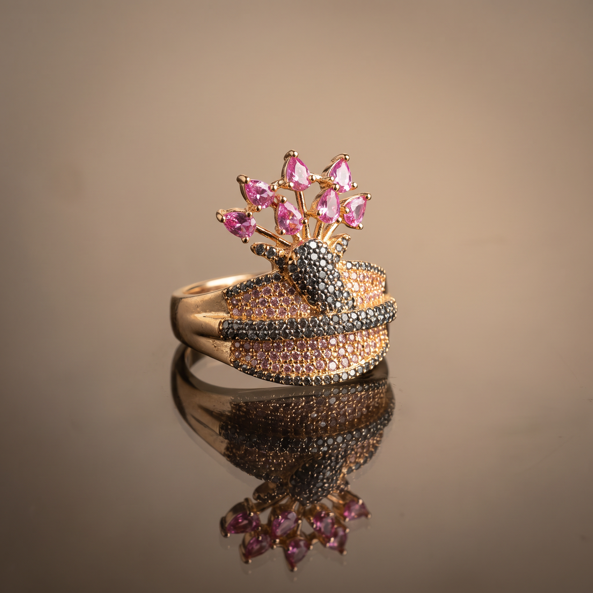 Elvis Crown Ring